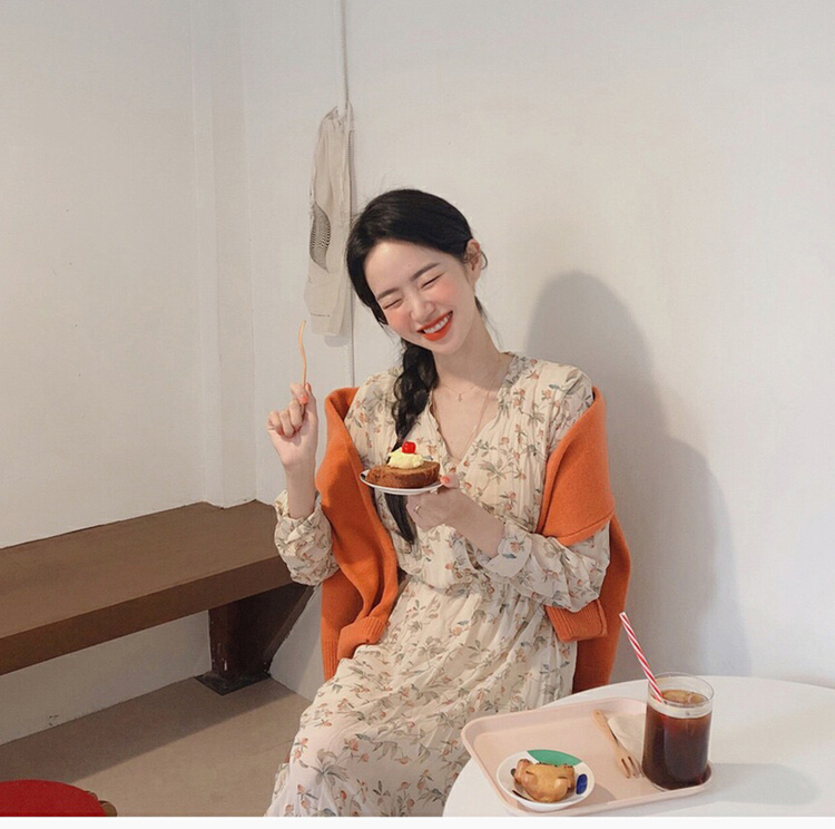 New year in early spring! [timely rain] lady temperament fashion dress 05208# jhy