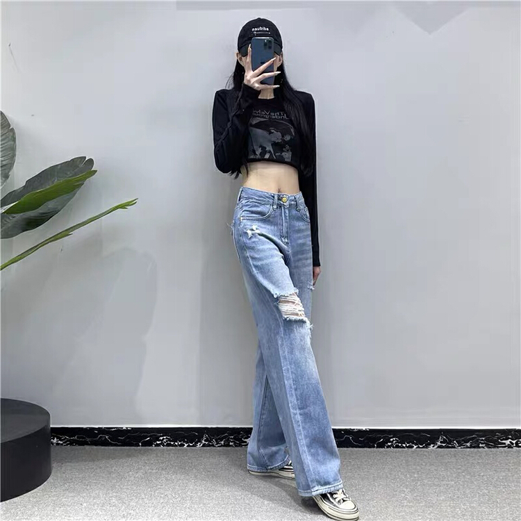 [Rebecca] fashionable jeans 2280# Cl