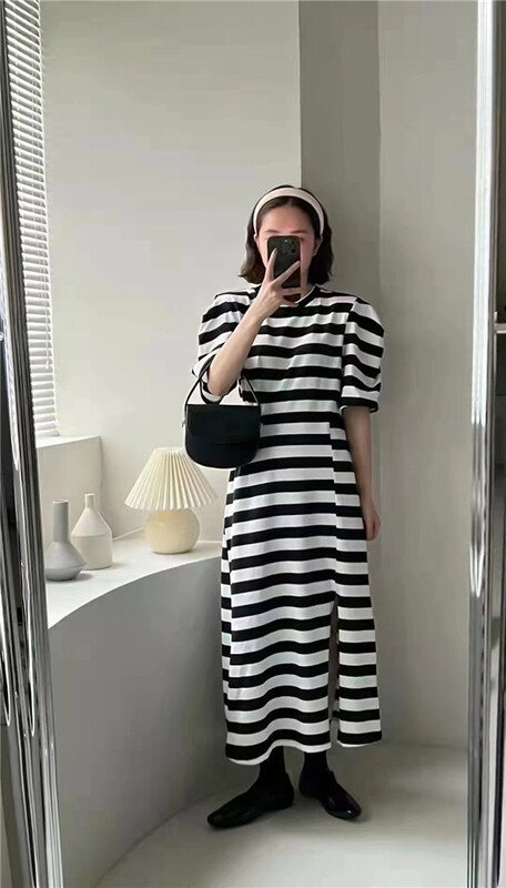 [jelly house] Korean casual stripe dress 7079# HBx