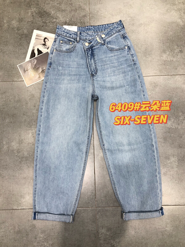 New in early summer! [six seven] Korean Harlan fashion jeans 6409# CLS