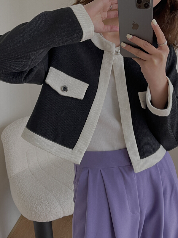 早春上新！【ON LINE】簡約百搭大氣短外套  6027#  JHY
