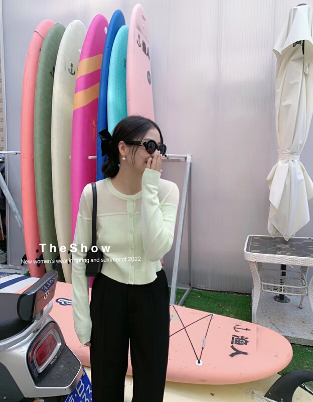 Original price 77.83! New year in early spring! [the show] lady temperament short gentle and versatile blouse (only selling blouses) 80055# CLS