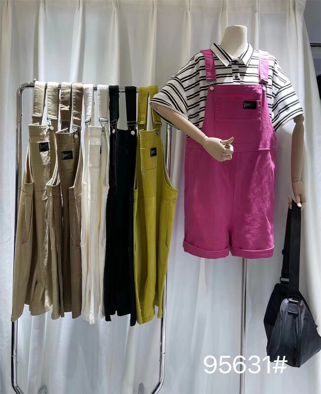 goods in stock! New in early summer! [Mujia] Japanese pocket label strap pants 95631# XYY