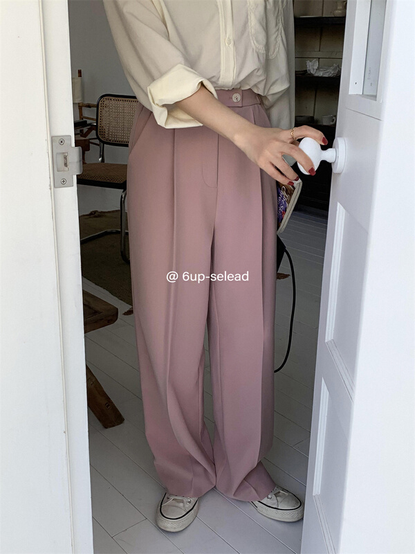 goods in stock! New year in early spring! [6-up] Korean style simple trousers 68101# XJ