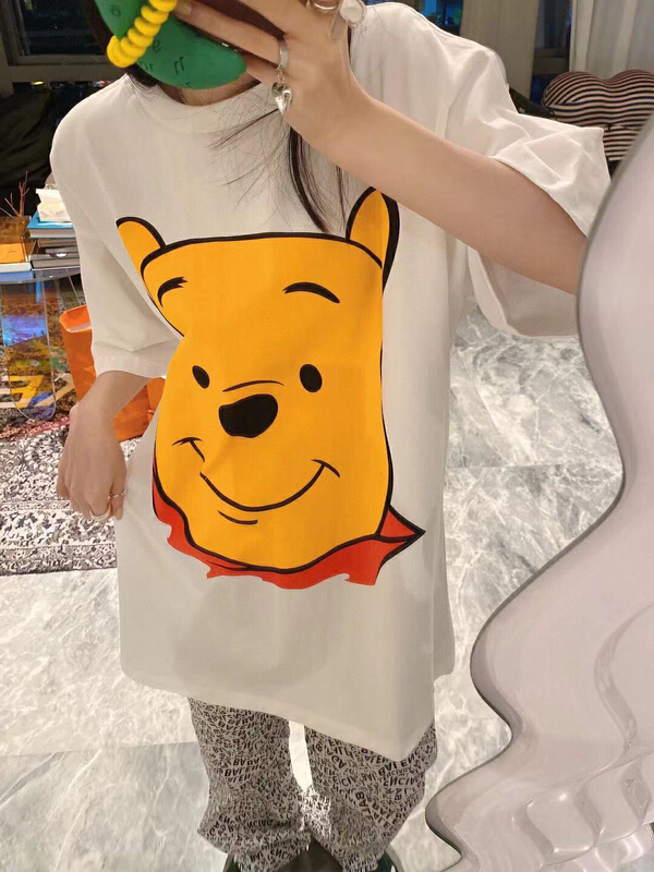 [YT] Korean cartoon Winnie the Pooh Tigger printed short sleeve T-shirt t51318# PCZ