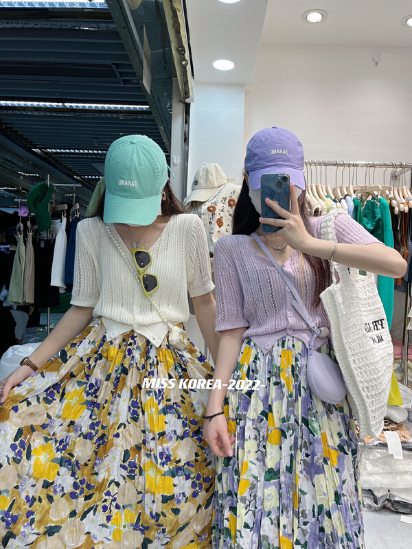 goods in stock! New in early summer! [Miss Korea] V-neck lady gentle style blouse 6167# HBx