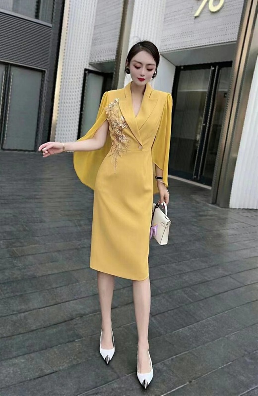 [Torreya grandis] big woman elegant dress 6118# JJ