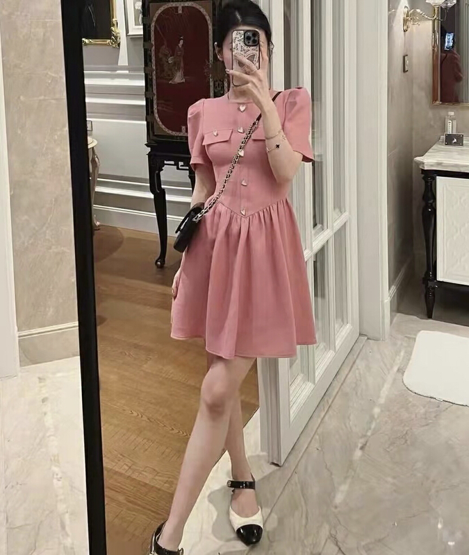 New in early summer! [JH] Xiaoxiang Lantern Sleeve temperament dress (dress only) 41362# PCZ