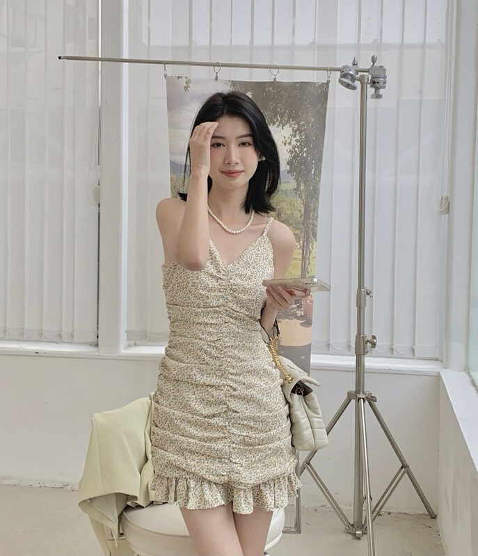 goods in stock! New year in early spring! [ay studio] Korean lady slim dress 66675# zxx