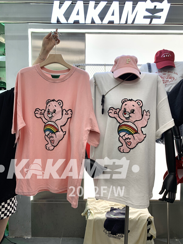 [kakamee] custom rainbow bear Zhangzi large short sleeve T-shirt 3976# LSL