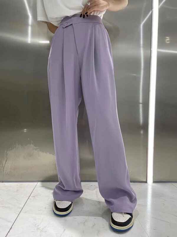 goods in stock! [Xixi studio] straight tube loose wide leg casual pants 8910# XYJ