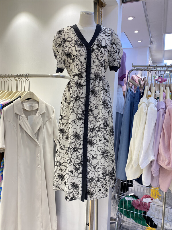 [sunny] Korean Ladies flocking dress 1925# hjy