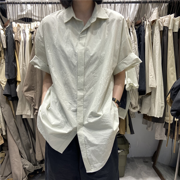 【幾布見川】顯瘦經典單排扣襯衫  822147#  L