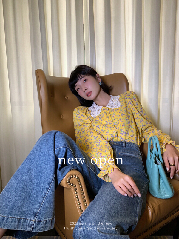 goods in stock! New year in early spring! [new open] advanced oil painting pearl blouse gy22282# zxl
