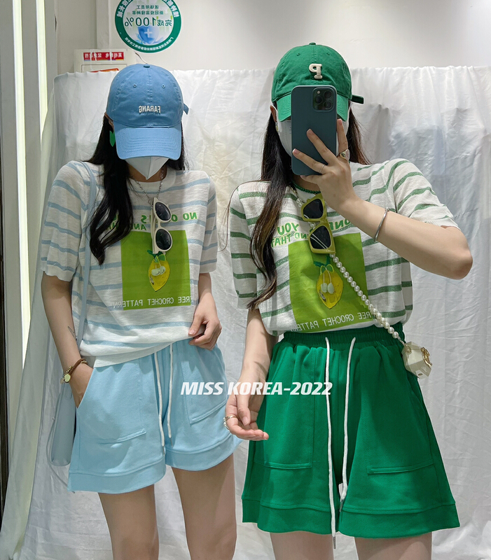 [Miss Korea] simple and versatile striped comfortable knitwear (knitwear only) 6642# HBx