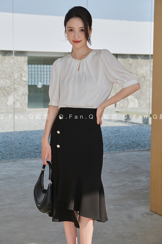 [style] versatile skirt with fishtail skirt 80009# JJ