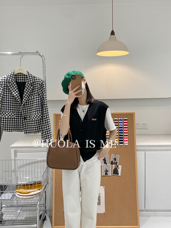 New year in early spring! [hot Huola is me] Korean label single breasted vest 7396# cqw