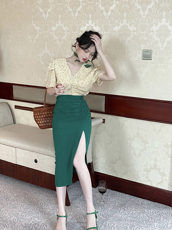 [savage] Hong Kong style retro high waist skirt e8120# WPL