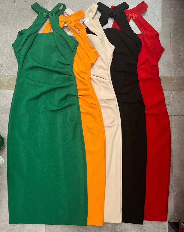 [Yandian] little woman's slim Hip Wrap Dress 272# JJ