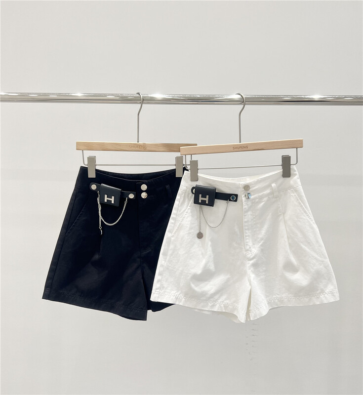 New in early summer! [Shufeng] simple, small and slim casual shorts (with waist bag) 8189# LSL
