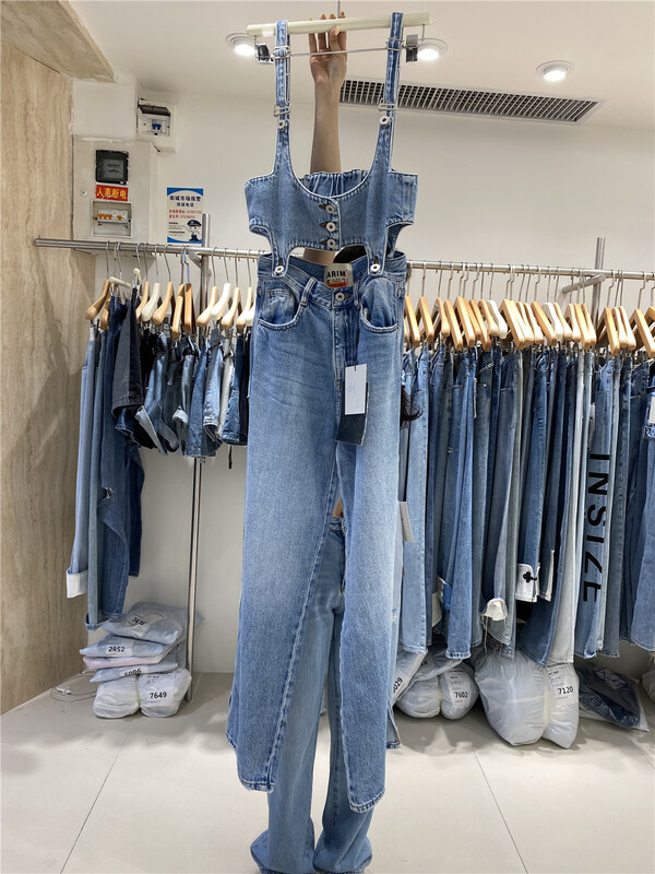 goods in stock! [o not 1] Spice Girl design Vintage strap pants w539# LSW