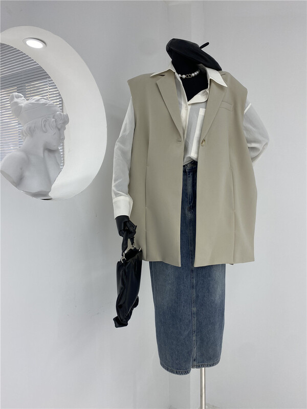 Cxdhh / new in early spring! [soul] Korean simple and versatile vest ys1-xc17-at18009211j# CSX
