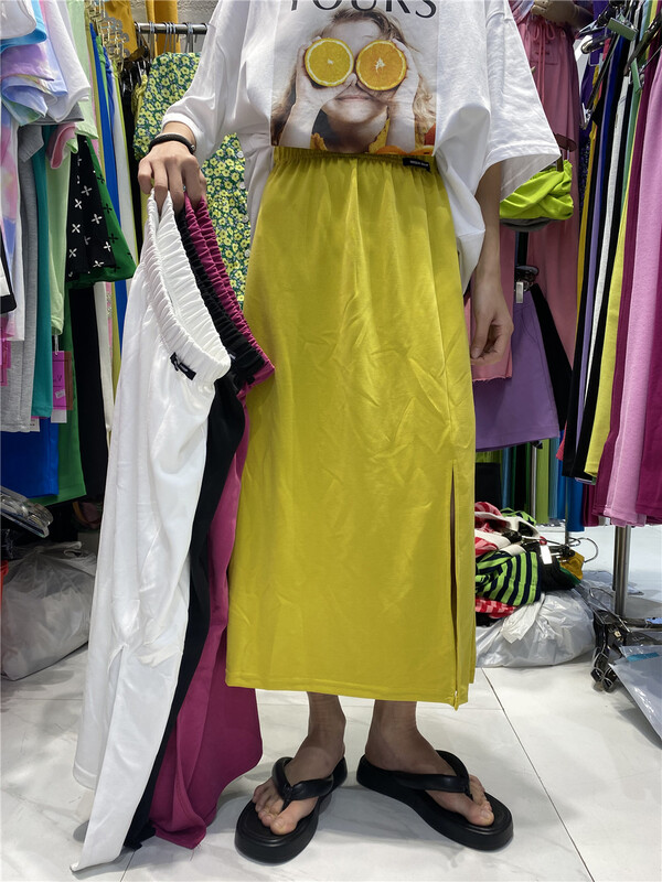 New in early summer! [al] Korean solid color pleated skirt 3113# hyy