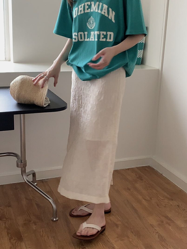 New in early summer! [Gabrielle] split net pleated skirt b2195# zxl