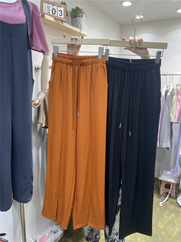 [leaf] Korean style net comfortable trousers ys1-8859# L
