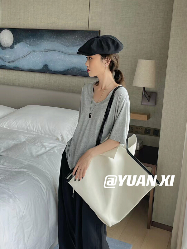 New in early summer! [Yuanxi] Korean V-neck loose short sleeve T-shirt 739# LSL