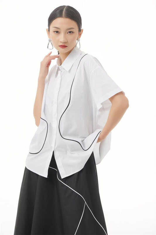 [cyard] Korean fashion versatile shirt 90379# L
