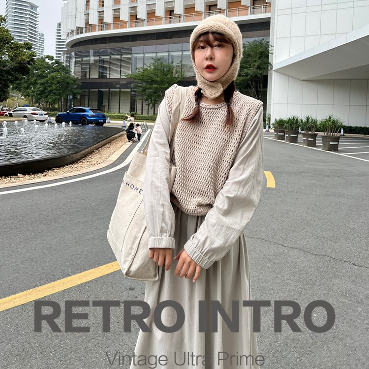 New year in early spring! [Rin] Korean simple knitted vest r-2187# cqw