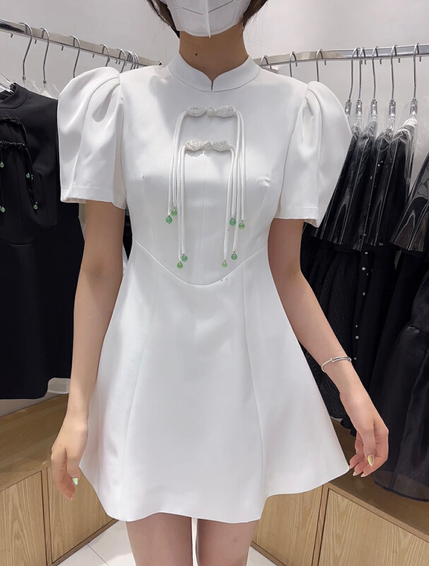 [Yunxiang (formerly in style & MC)] Guofeng small stand collar waist dress 501# WPL