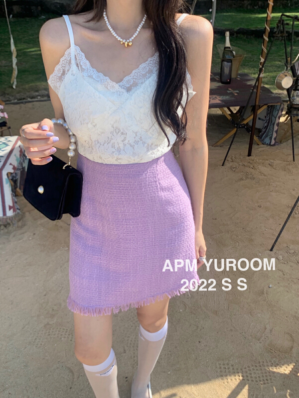 New year in early spring! [APM yuroom] versatile lace suspender vest 22817# LSL