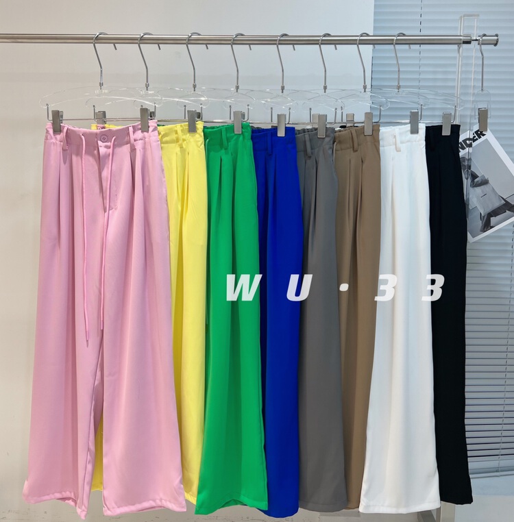 In early summer! [wu.33] Korean pure color versatile casual pants 22250\wtt