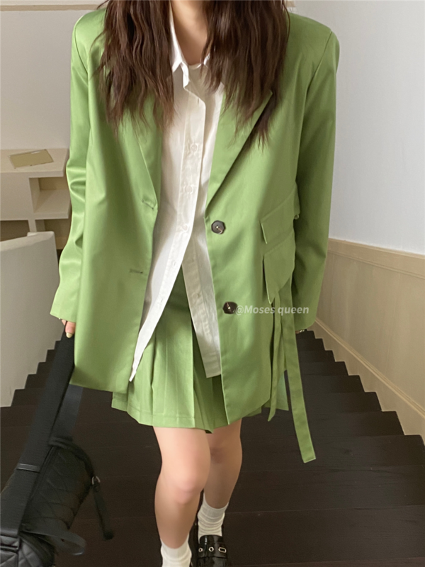 New year in early spring! [Moses queen] Korean pocket casual suit 50105# ZSY