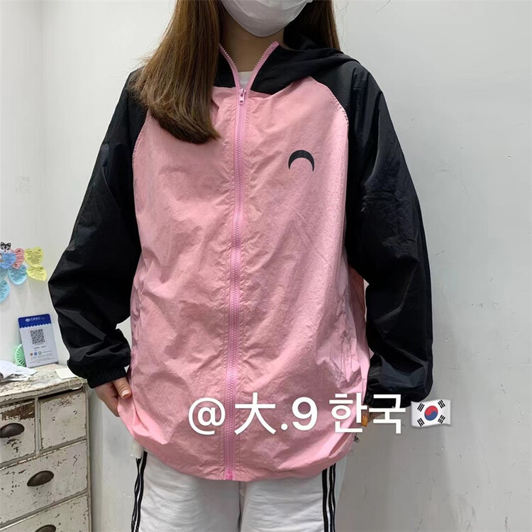 [big 9] zipper Korean Hooded Jacket 1011# L