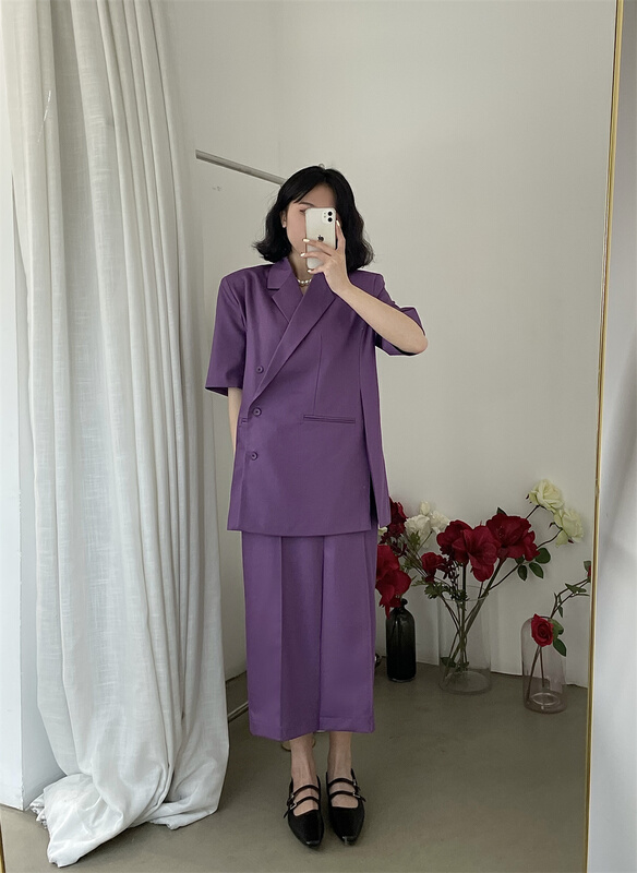 [lemon tree] Korean slit suit skirt 66127# XYY