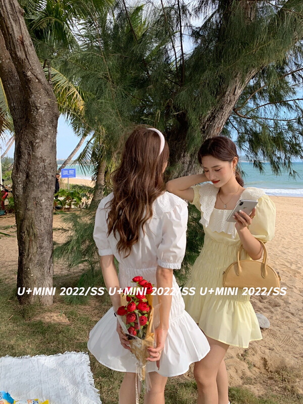 New year in early spring! [U + Mini] Korean design Pleated Dress d0530# jhy