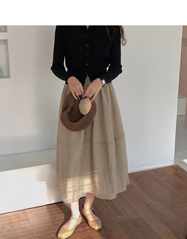 New in early summer! [Ming] design sense fairy slim skirt 8815# LSW