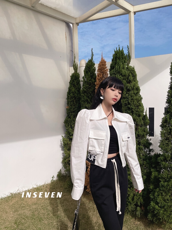New year in early spring! [inseven] European and Korean simple atmospheric short coat 23631# ozq