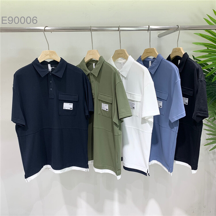 New year in early spring! [Yeji] Korean style personalized label loose polo shirt e90006# ZZL