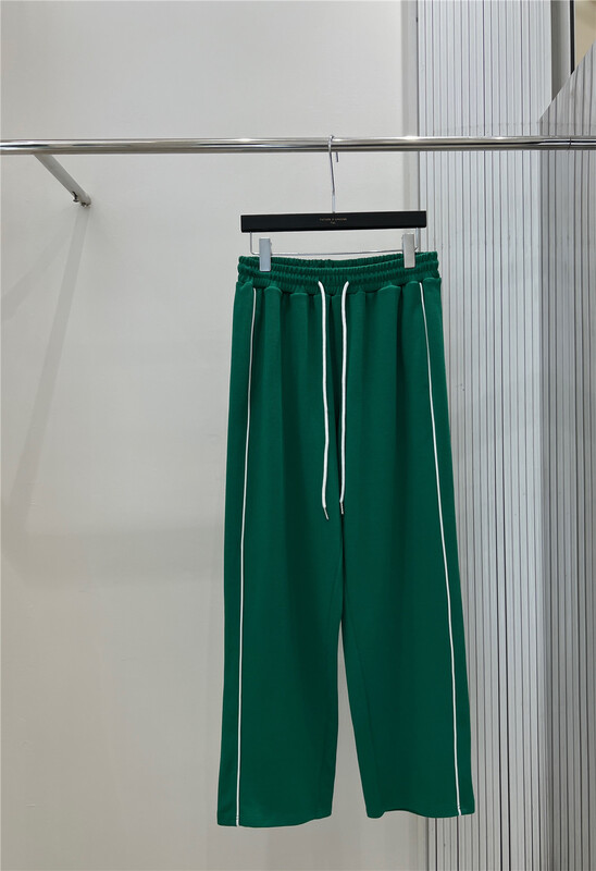 [CGC] elastic waist contrast color versatile casual pants 8770# ZZL