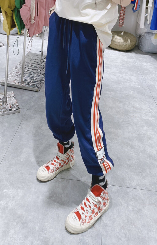 [Dani] versatile basic label casual pants aj160# zyh