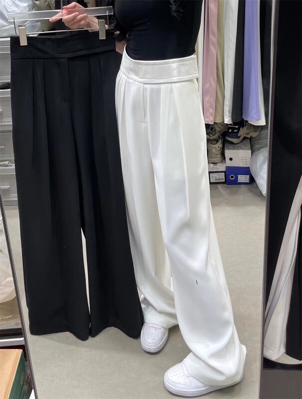 goods in stock! New in early summer! [naisha beard] magic sticker Han Fengxian thin crimping versatile casual pants ys2-6136# CLS