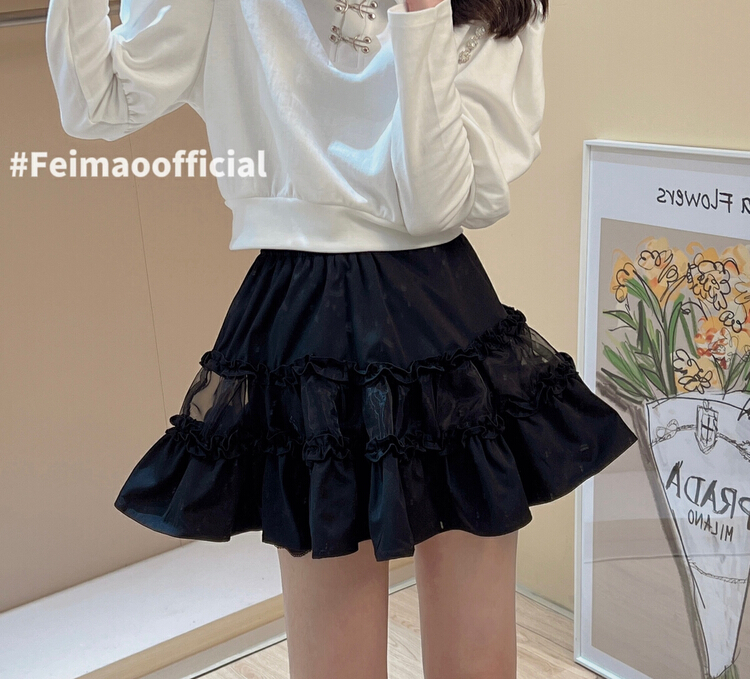 New year in early spring! [Feimao Philippine cat] high waist, thin and versatile skirt ym-9922# LSL