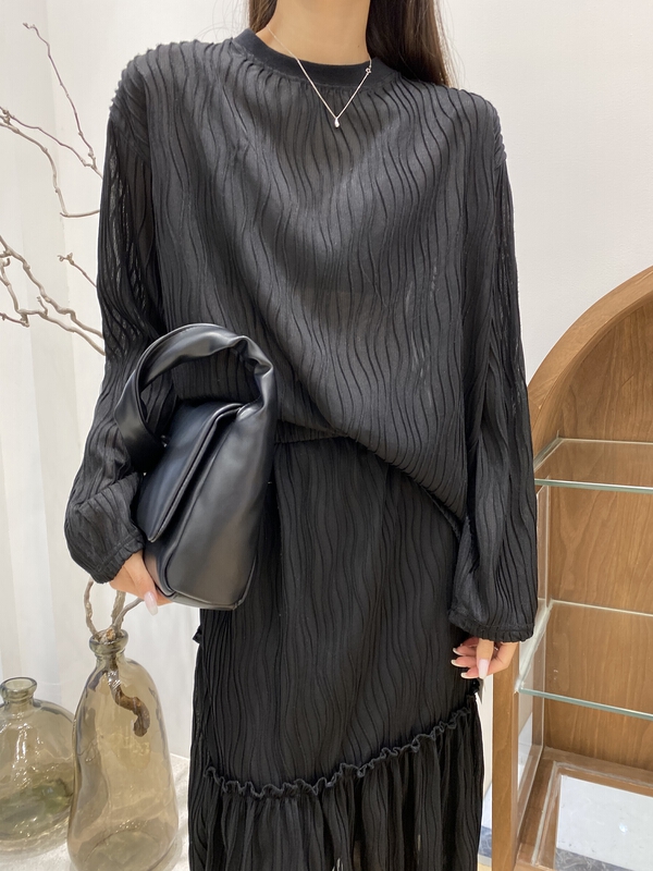 New year in early spring! [Bu class] Korean loose and thin casual long sleeved T-shirt (T-shirt only) 13586# zxl