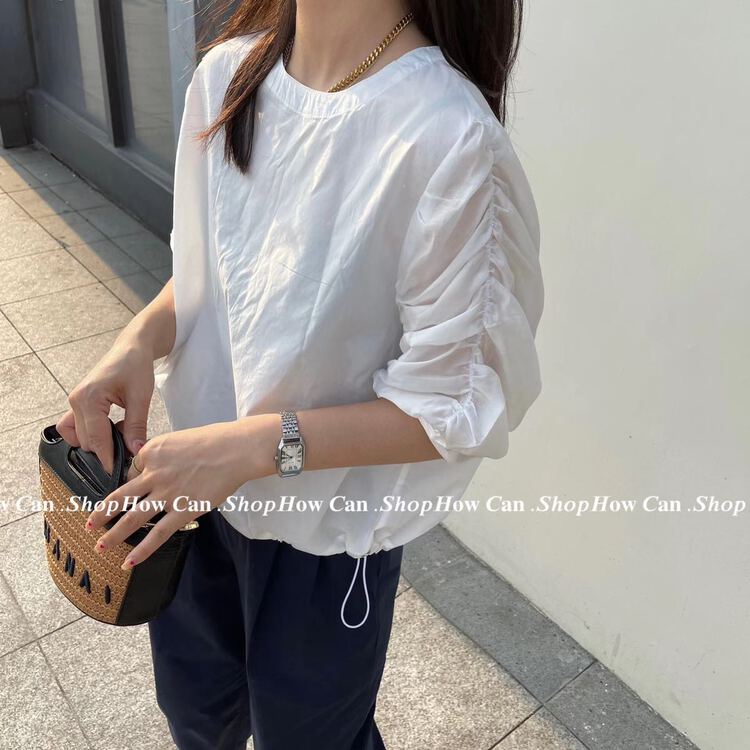 [I-D] Korean style pleated shirt ys8110# ll