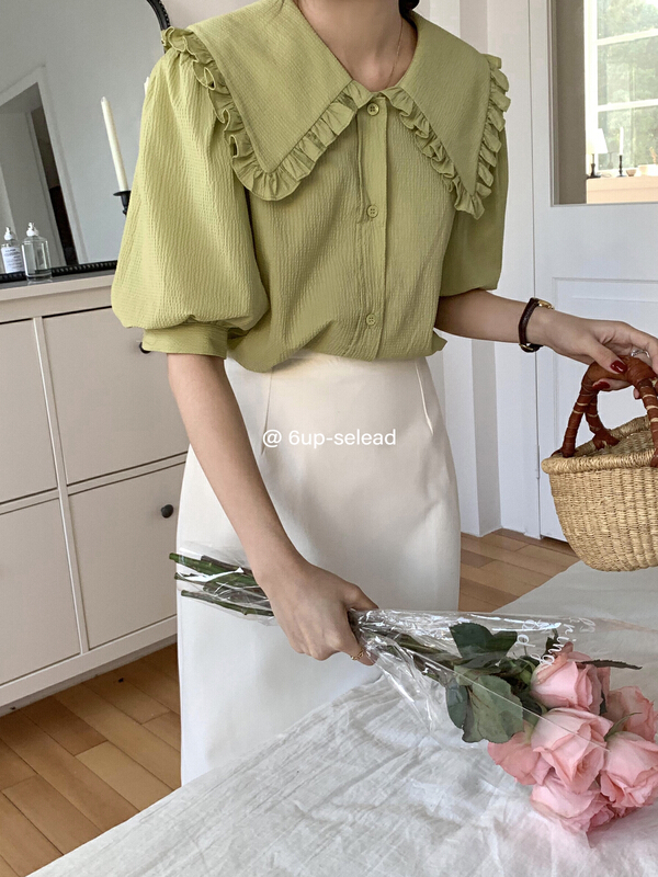 New in early summer! [6-up] Korean Lapel fashion shirt 68055# XJ