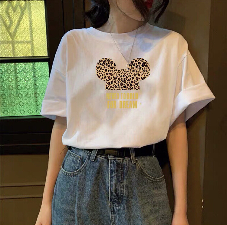 [ziyijia] pattern printing versatile short sleeve T-shirt 0181# WTT